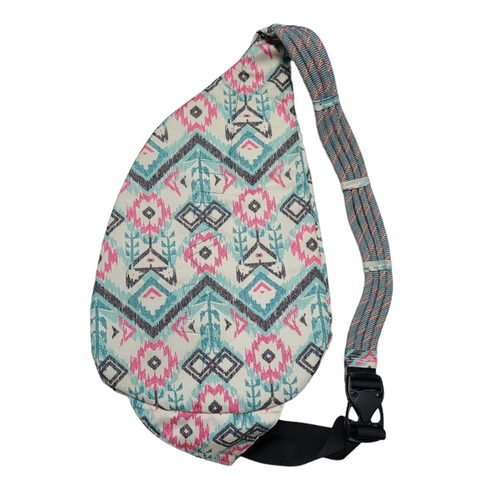 Kavu Rope Bag Sling Pack Backpack Pixie Island Ikat. Like new. - Picture 4 of 4